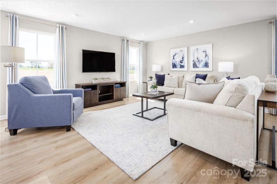 Furnished interior view inside a new home in Sunset Creek Single Family Homes, Charlotte (Image 5).