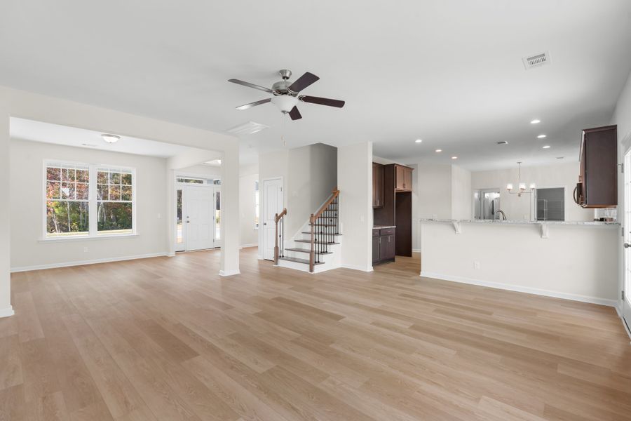 Spacious, unfurnished interior of a new home in Covington Pointe, Brunswick (Image 13). Spacious, unfurnished interior of a new home in Covington Pointe, Brunswick (Image 13).