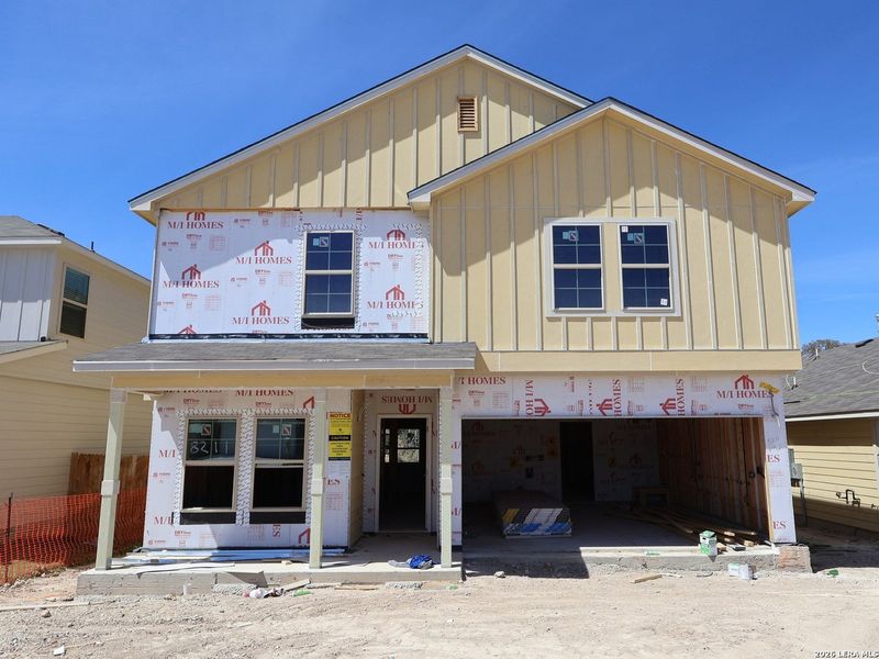 In-progress construction of a new home in Agave, San Antonio, TX (Image 29).