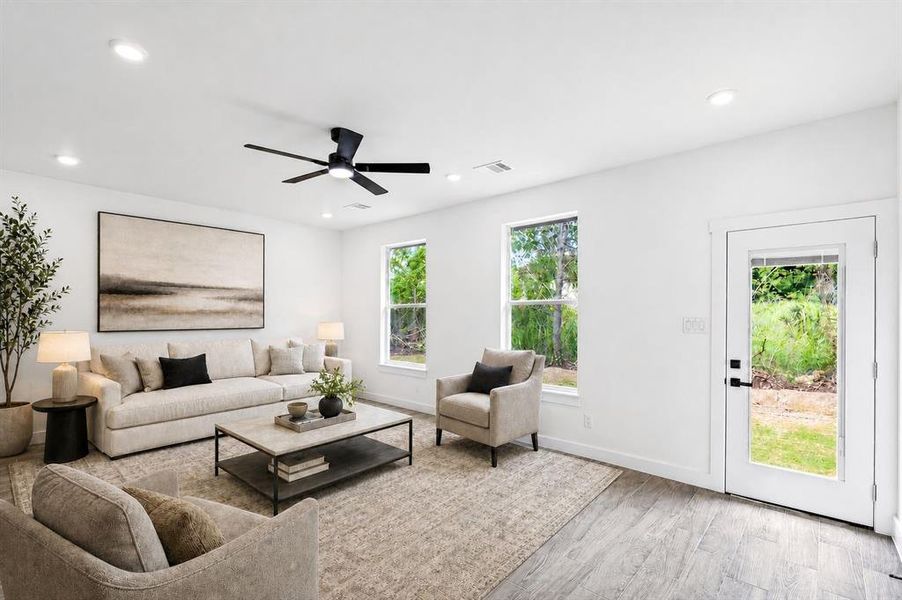 Furnished interior view inside a new home in , Granbury (Image 14).