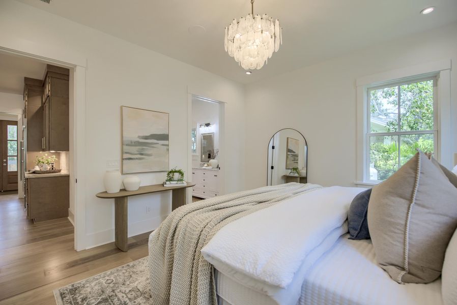 Furnished interior view inside a new home in , Mount Pleasant (Image 13).