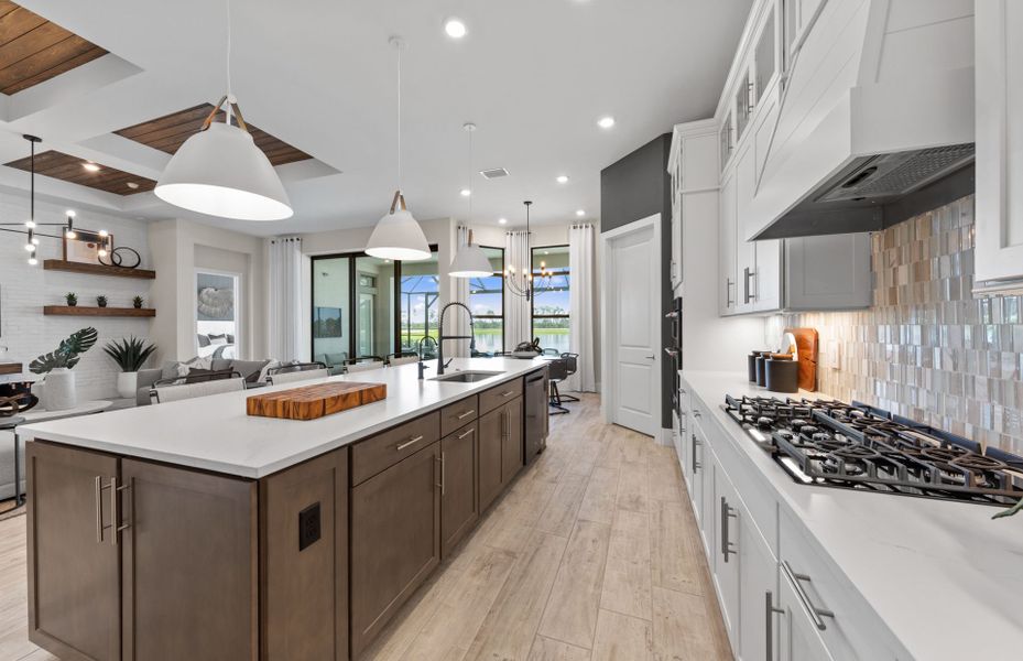 Representative furnished interior of a home built from the Layton by Del Webb in Del Webb Explore North River Ranch, Parrish (Image 5).