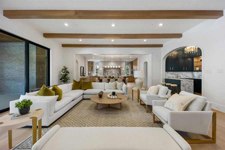 Furnished interior view inside a new home in , Dallas (Image 7). Furnished interior view inside a new home in , Dallas (Image 7).