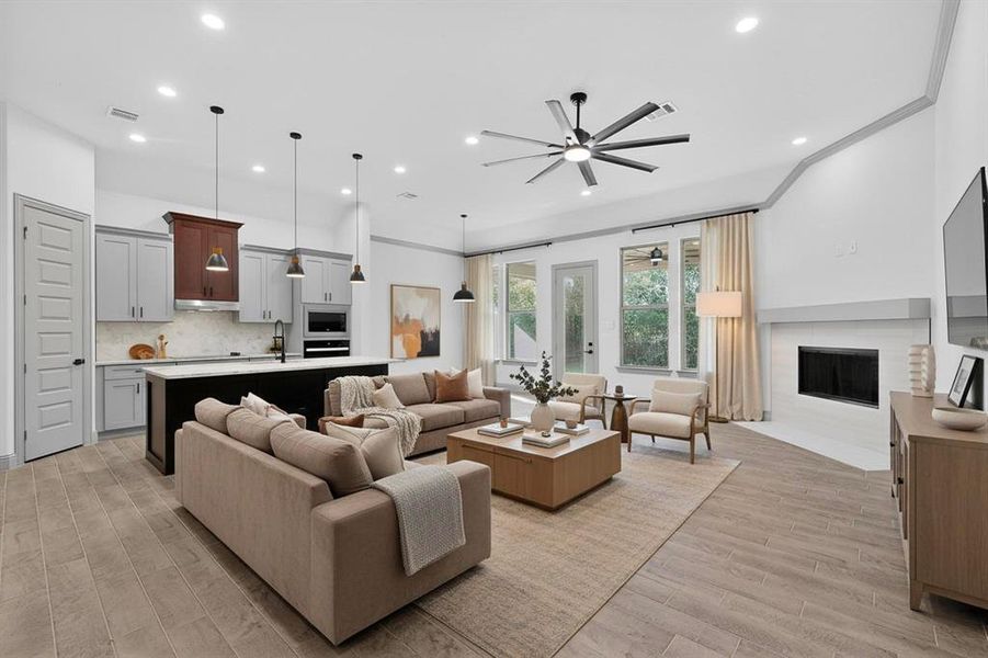 Furnished interior view inside a new home in , Athens (Image 9).