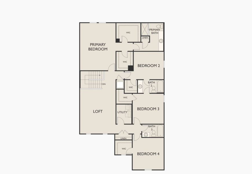 2D floor plan layout for the Eclipse by Starlight Homes in Trails at Culebra, San Antonio, TX (Image 3). 2D floor plan layout for the Eclipse by Starlight Homes in Trails at Culebra, San Antonio, TX (Image 3).