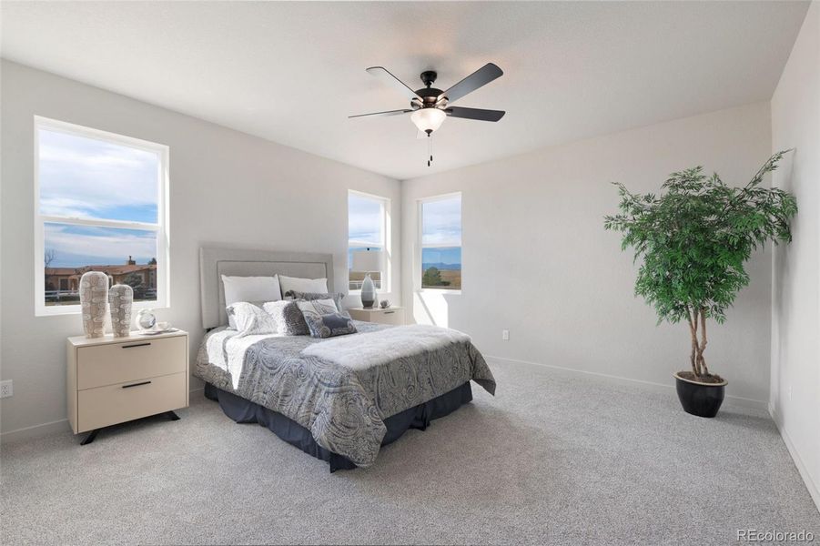 Furnished interior view inside a new home in , Pueblo West (Image 18).