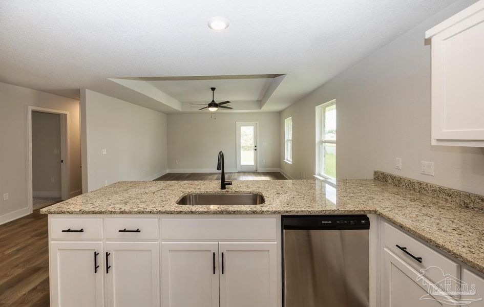 Furnished interior view inside a new home in Hidden Pines Estates, Milton (Image 6).