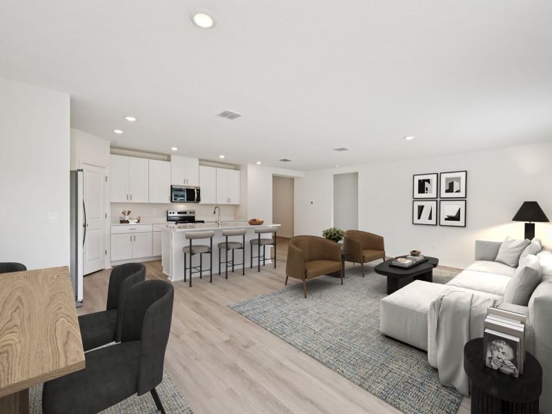 Furnished interior view inside a new home in Magnolia Bay - Classic Series, Nokomis (Image 5).