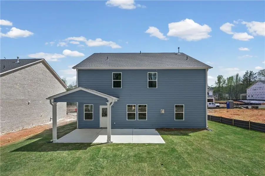 Exterior details and patio area of a home in Briar Creek, Atlanta (Image 3).