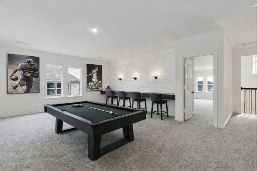 Furnished interior view inside a new home in Timberbrook, Justin (Image 13).