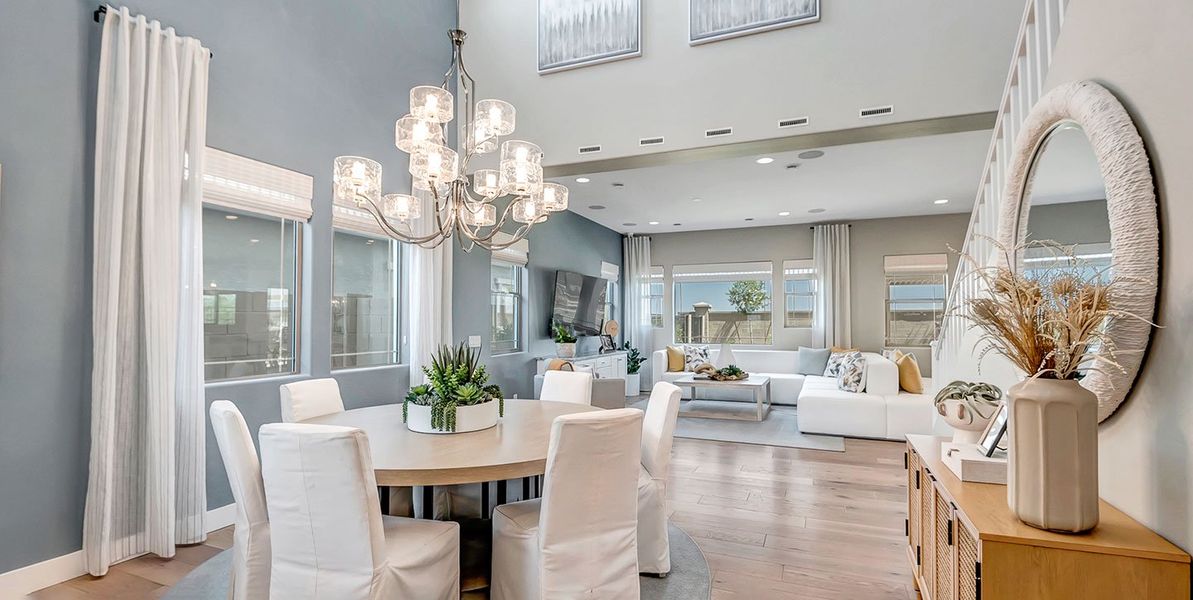 Furnished interior view inside a new home in Palo Verde at North Creek, Queen Creek (Image 8).