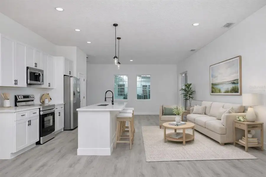 Furnished interior view inside a new home in , Ocala (Image 8).
