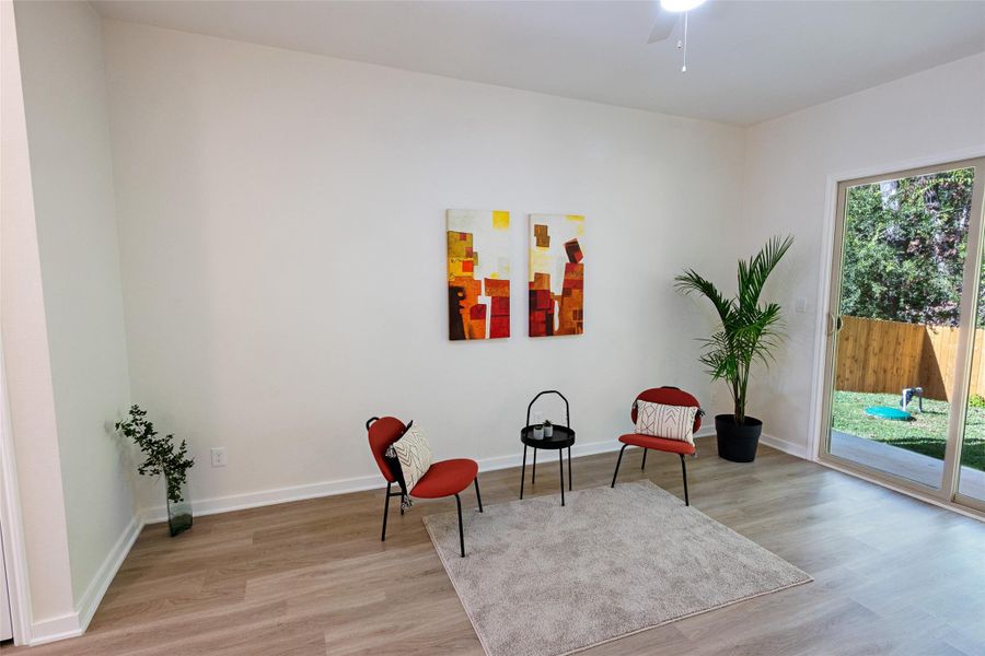 Furnished interior view inside a new home in , Conroe (Image 15).