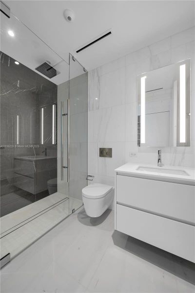 Furnished interior view inside a new home in Aston Martin Residences, Miami (Image 9).