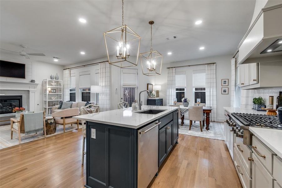 Furnished interior view inside a new home in , Dallas (Image 16).