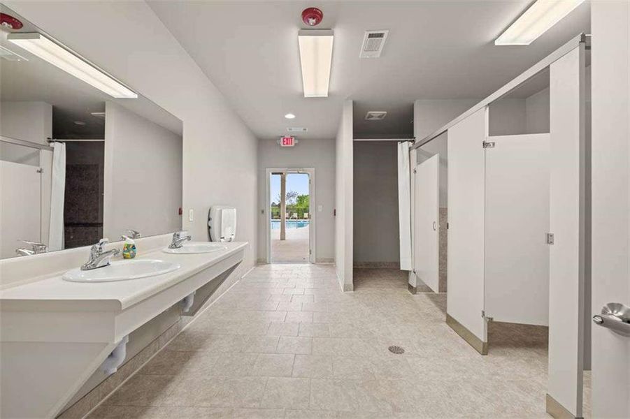 Furnished interior view inside a new home in Preserve at Dove Creek, Statham (Image 7).