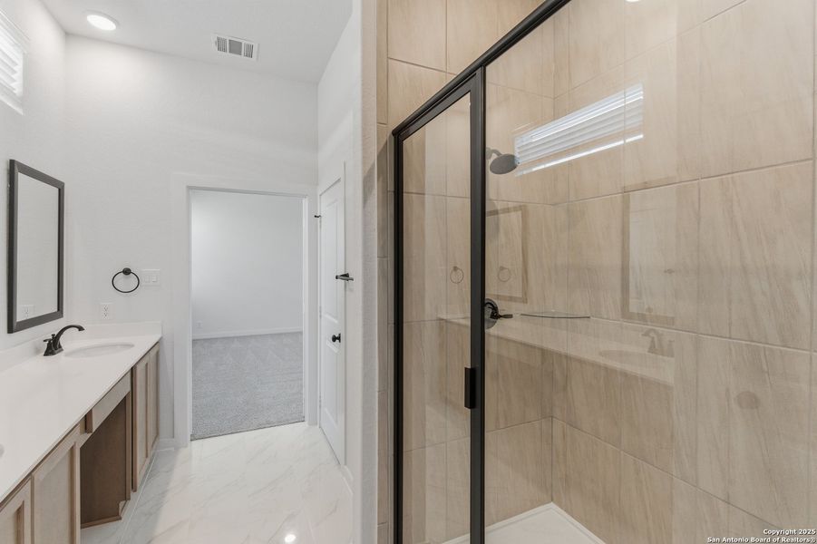 Furnished interior view inside a new home in The Crossvine – Garden Homes, Schertz (Image 8).