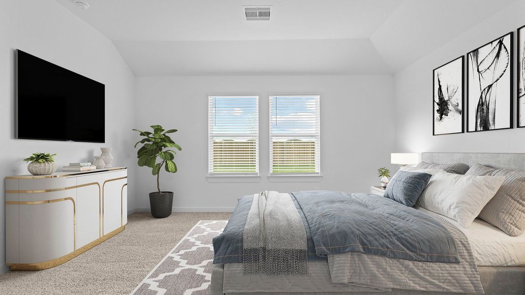 Furnished interior view inside a new home in Tamarron, Fulshear (Image 15).