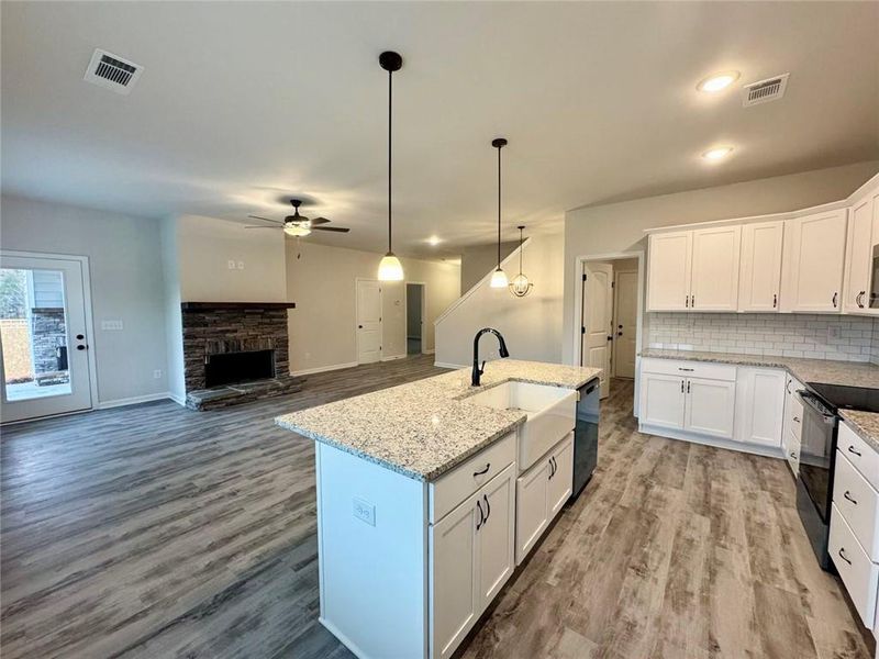 Furnished interior view inside a new home in , Lula (Image 6).