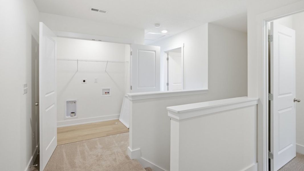 Spacious, unfurnished interior of a new home in Macon Townhomes, Seymour (Image 15). Spacious, unfurnished interior of a new home in Macon Townhomes, Seymour (Image 15).