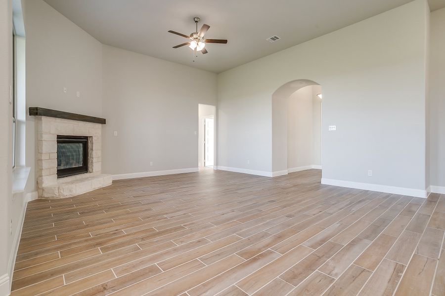 Spacious, unfurnished interior of a new home in Creekview Farms, Greenville (Image 28). Spacious, unfurnished interior of a new home in Creekview Farms, Greenville (Image 28).