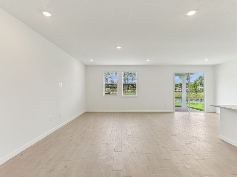 The Living and Dining Room at 5 Wandering Crk Wy