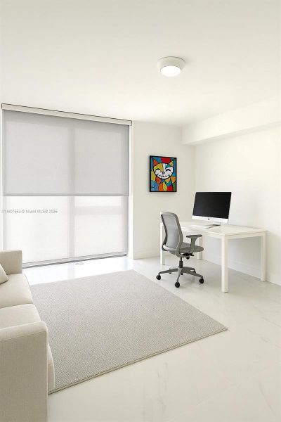 Furnished interior view inside a new home in , Miami (Image 14).