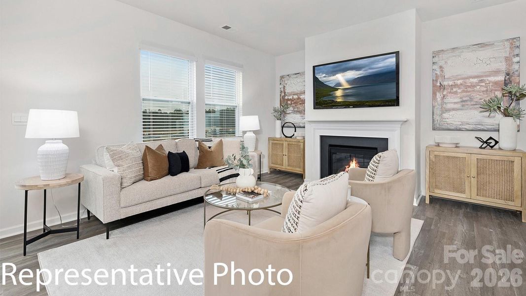 Furnished interior view inside a new home in Fergus Crossing, York (Image 12).