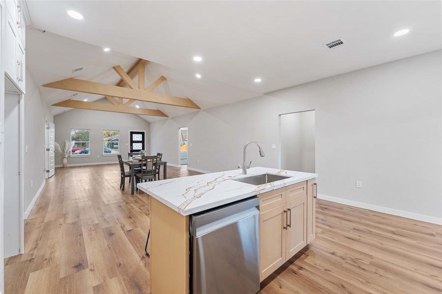 Furnished interior view inside a new home in , Pasadena (Image 8).