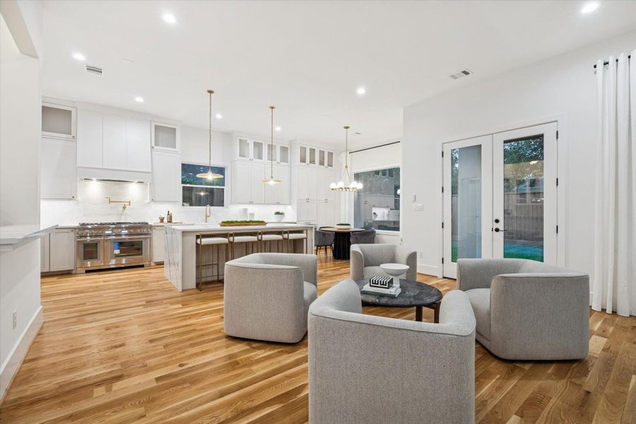 Furnished interior view inside a new home in , Houston (Image 30).