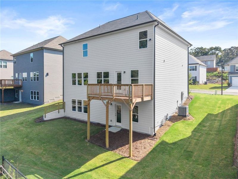 Exterior details and patio area of a home in , Dawsonville (Image 4).