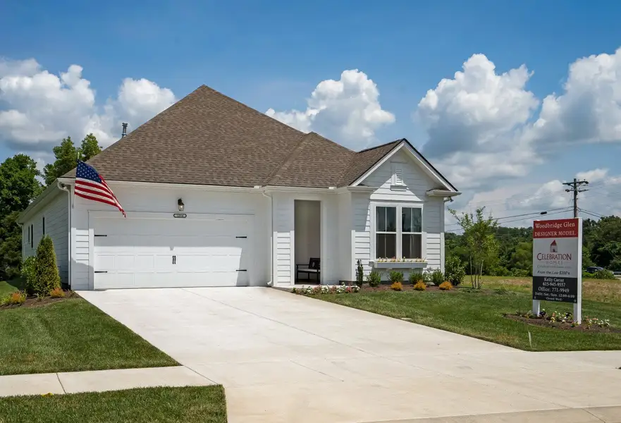 Representative exterior photo of a completed home built from the Baldwin by Celebration Homes in Sycamore Grove, Murfreesboro, TN (Image 2).