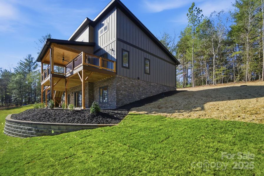 Exterior details and patio area of a home in , Granite Falls (Image 22). Exterior details and patio area of a home in , Granite Falls (Image 22).