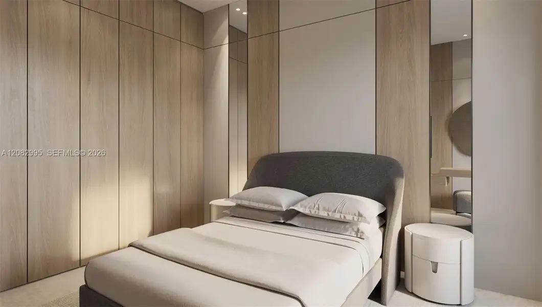 Furnished interior view inside a new home in , Miami Springs (Image 13).