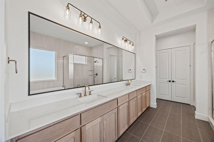 Furnished interior view inside a new home in Chatham Reserve, Providence Village (Image 12).