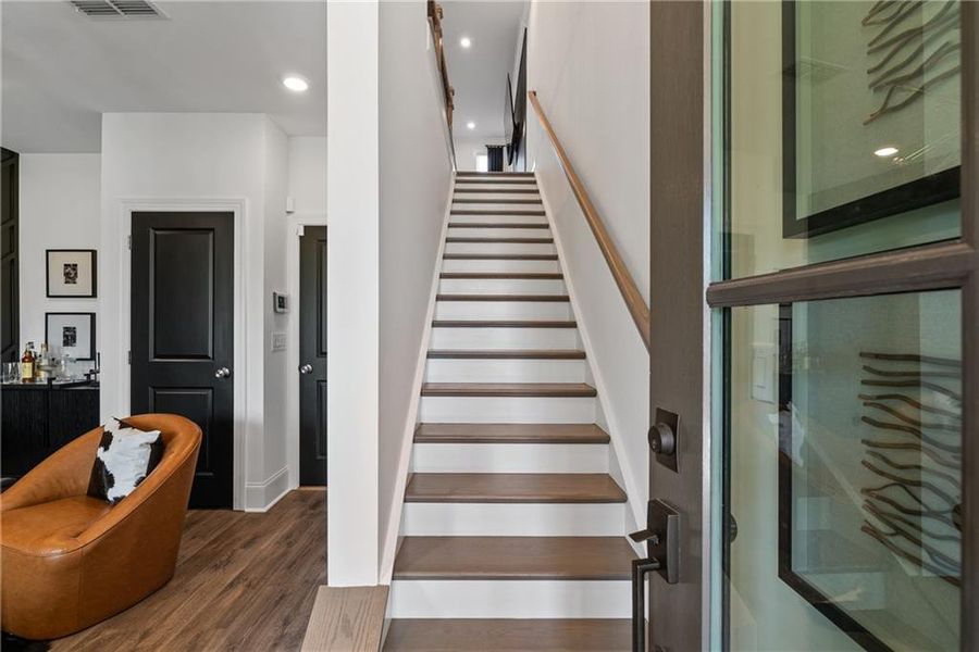 Furnished interior view inside a new home in IveyBrooke, Alpharetta (Image 7). Furnished interior view inside a new home in IveyBrooke, Alpharetta (Image 7).