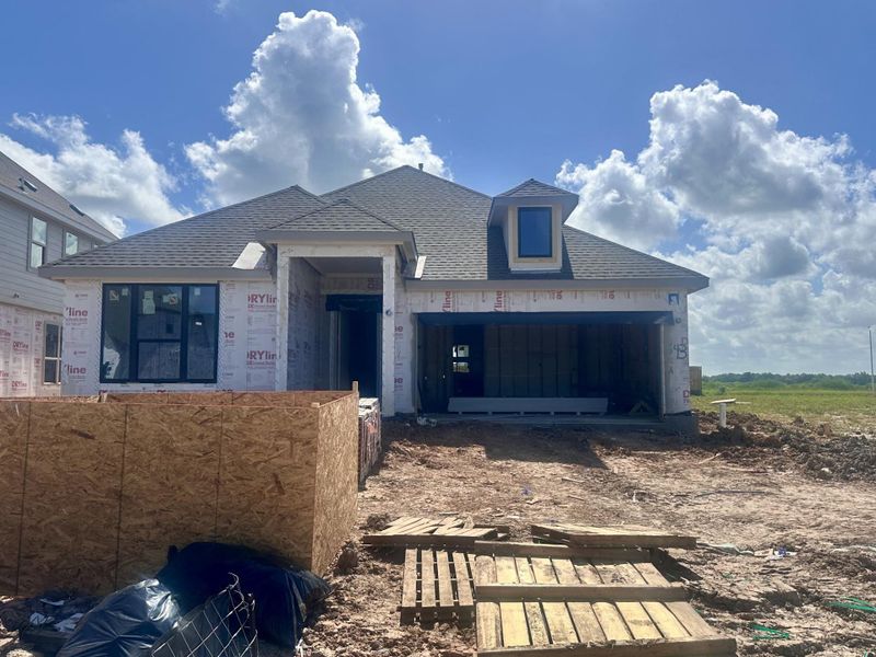 In-progress construction of a new home in Brookewater, Rosenberg, TX (Image 3). In-progress construction of a new home in Brookewater, Rosenberg, TX (Image 3).