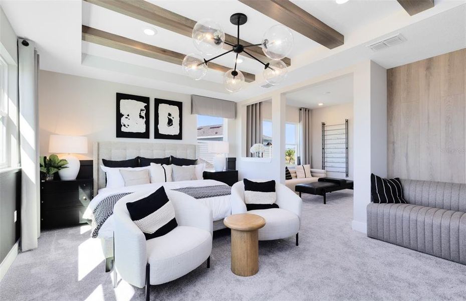 Furnished interior view inside a new home in Parkside Trails, Clermont (Image 4). Furnished interior view inside a new home in Parkside Trails, Clermont (Image 4).