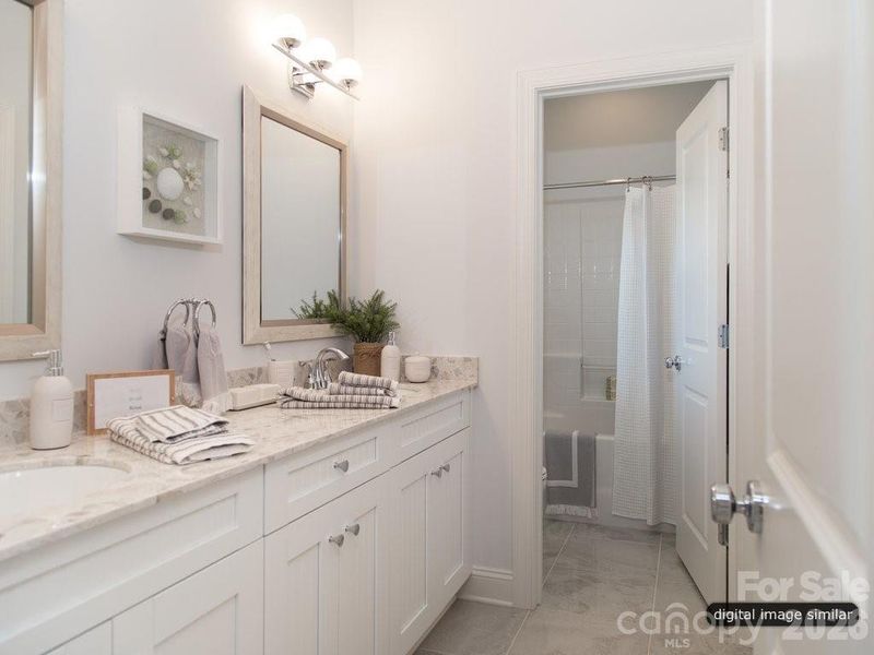 Furnished interior view inside a new home in , Fort Mill (Image 7).