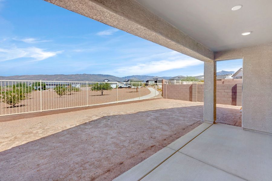 Exterior details and patio area of a home in Oasis At Rocking K, Vail (Image 2).