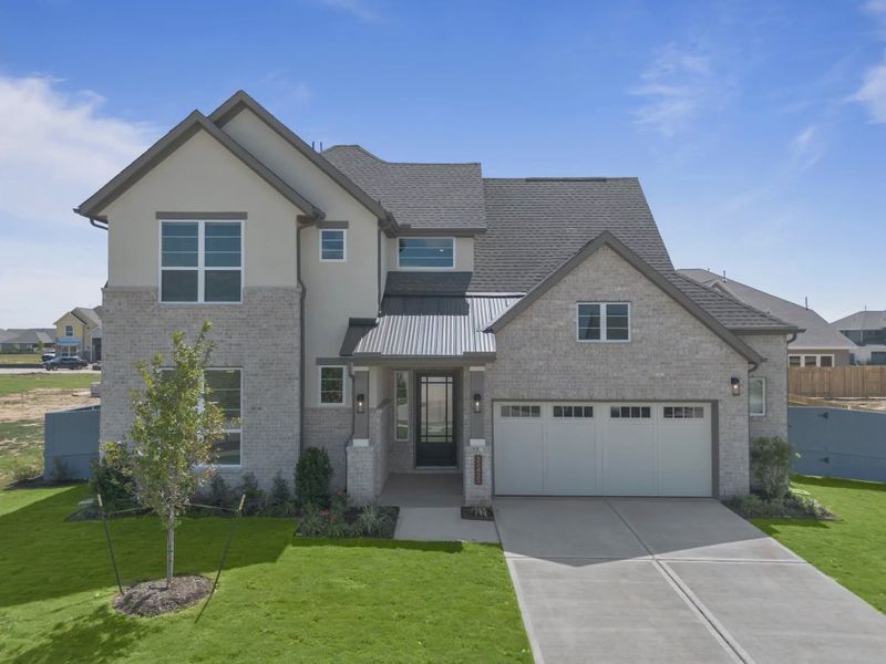 Representative exterior photo of a completed home built from the Rivercrest by Chesmar Homes in Riceland, Marion, TX (Image 27).