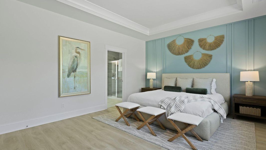 Furnished interior view inside a new home in Berkeley Bay, Ridgeville (Image 29).