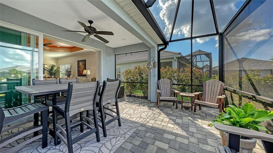 Exterior details and patio area of a home in , Sarasota (Image 20).