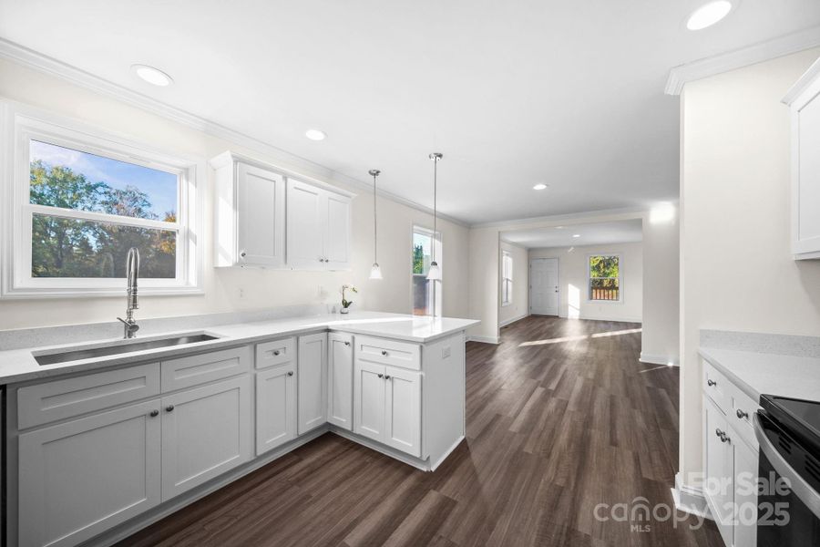 Furnished interior view inside a new home in , Cherryville (Image 8).