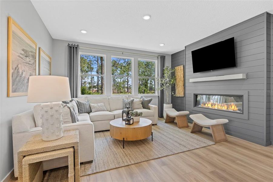 Furnished interior view inside a new home in Reserve East, Flagler Beach (Image 20).