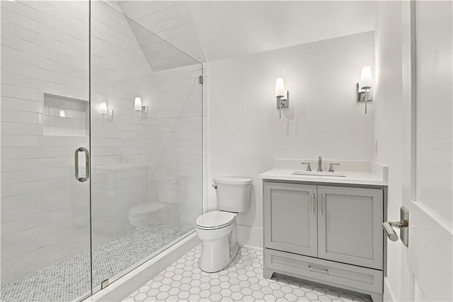 Furnished interior view inside a new home in , Dawsonville (Image 12).