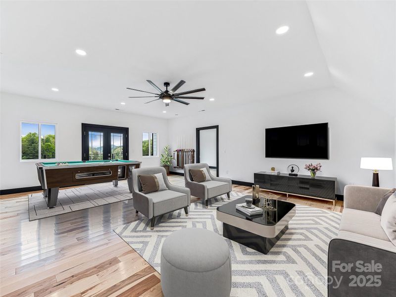 Furnished interior view inside a new home in , Mills River (Image 17).