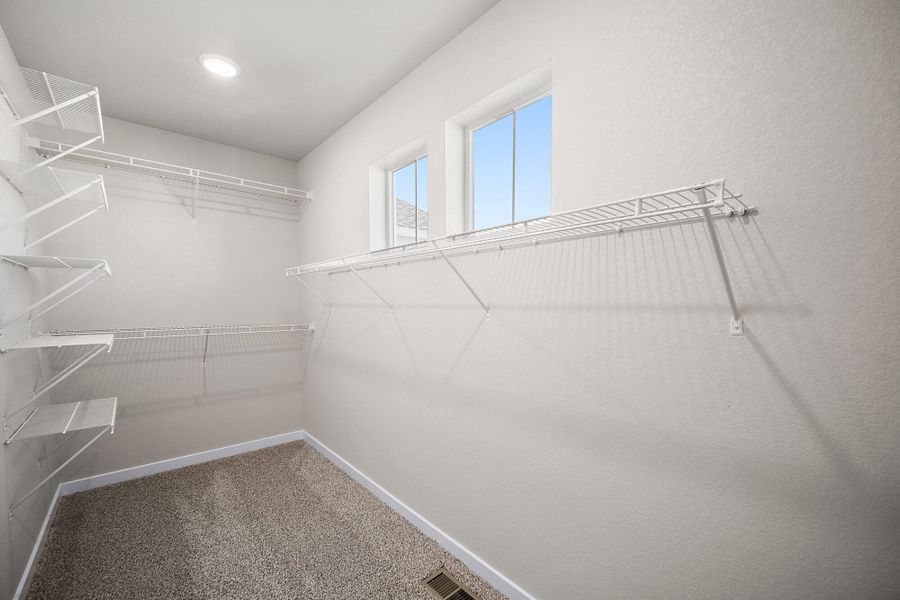 Spacious, unfurnished interior of a new home in Ridge at Lorson Ranch, Colorado Springs (Image 23).