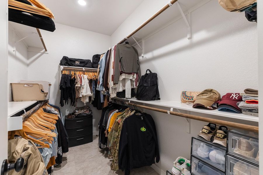View of spacious closet