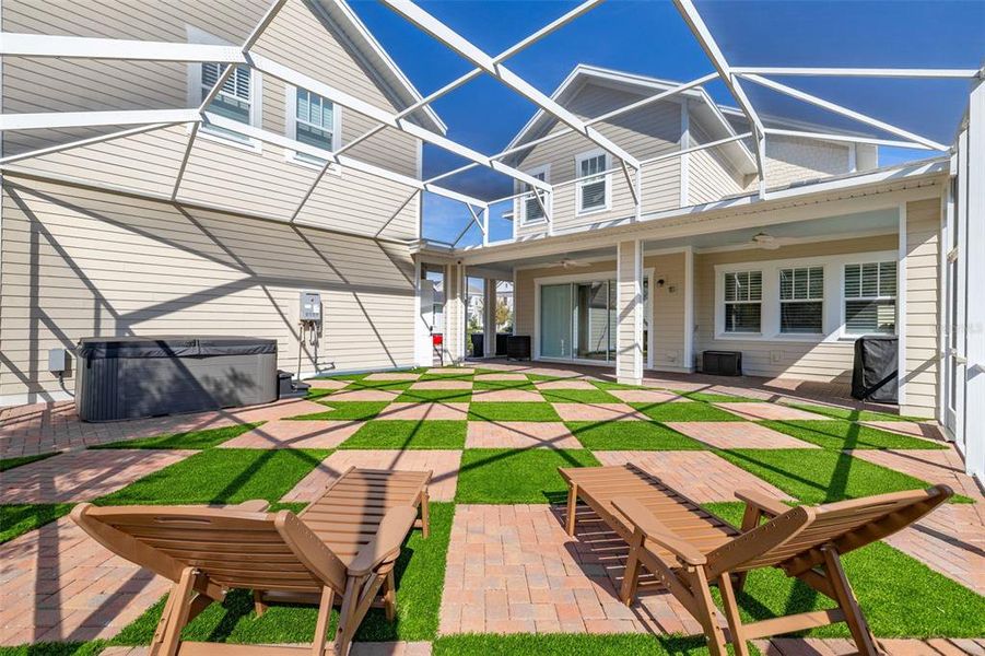 Exterior details and patio area of a home in , Celebration (Image 37).